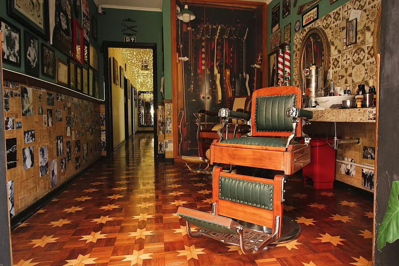 Innenansicht eines Friseursalons